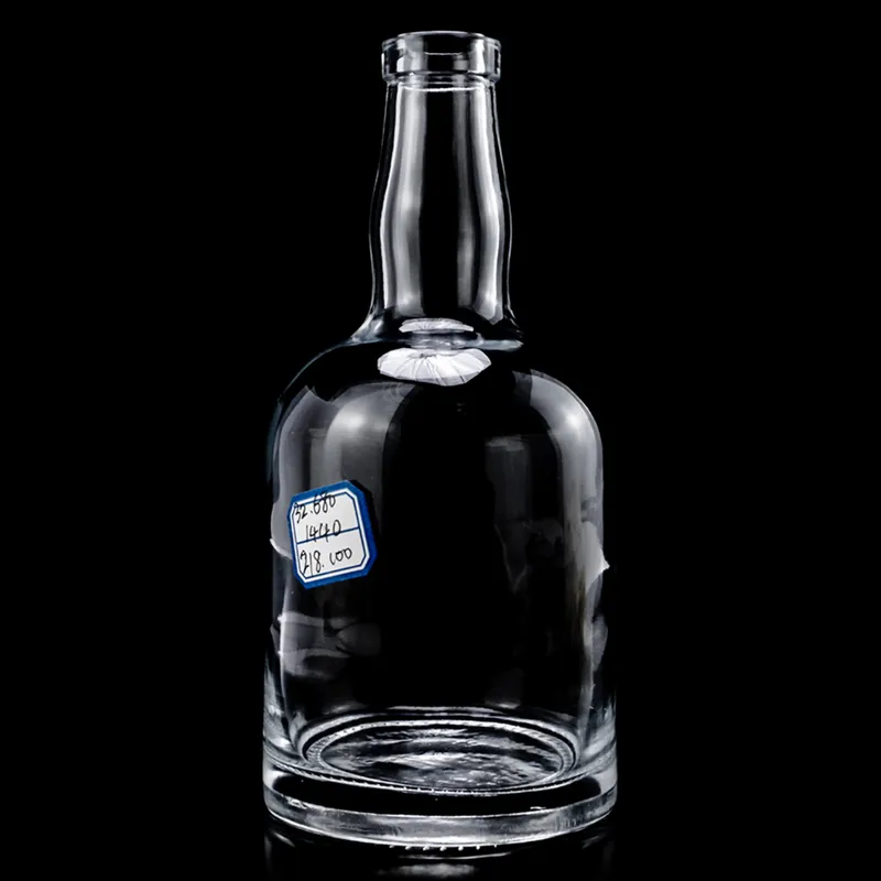 Chai rượu thủy tinh dáng chuông cổ dài 750ml – mã NXW0022