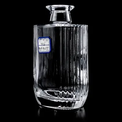 Chai rượu thủy tinh trụ sọc dọc 500ml – mã NXW0034