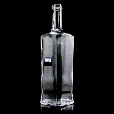 Chai rượu thủy tinh vuông cao 1L – mã NXW0051