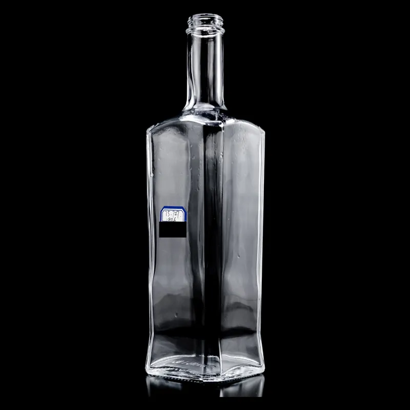 Chai rượu thủy tinh vuông cao 1L – mã NXW0051