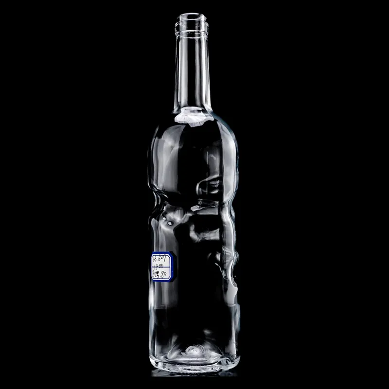 Chai rượu thủy tinh dáng vặn lượn 750ml – mã NXW0053