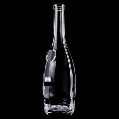 Chai rượu thủy tinh dáng lệch khoét tròn 700ml – mã NXW0056