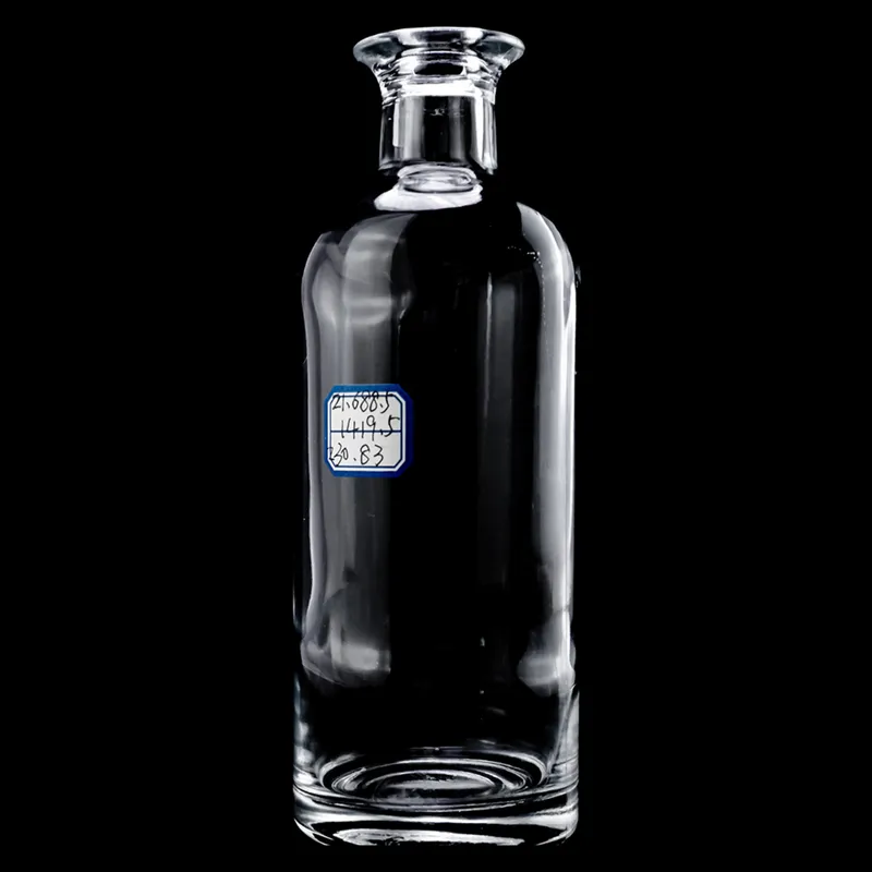 Chai rượu thủy tinh trụ tròn vai tròn cổ cao 700ml – mã NXW0065