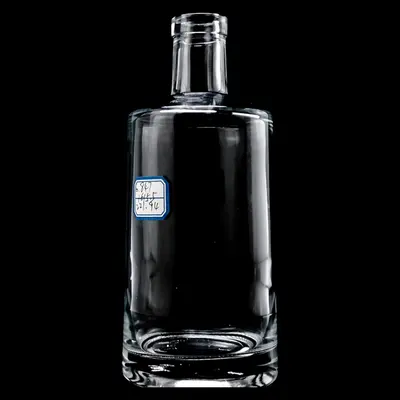Chai rượu thủy tinh trụ tròn vai ngang đáy dày 750ml – mã NXW0070