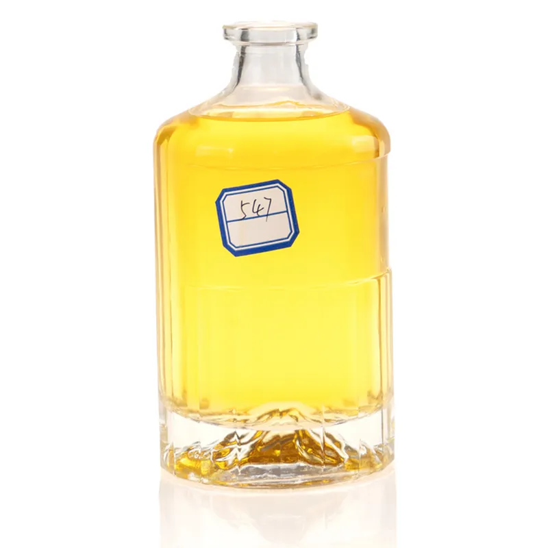 Chai rượu thủy tinh vuông đáy núi 500ml – mã NXW0090