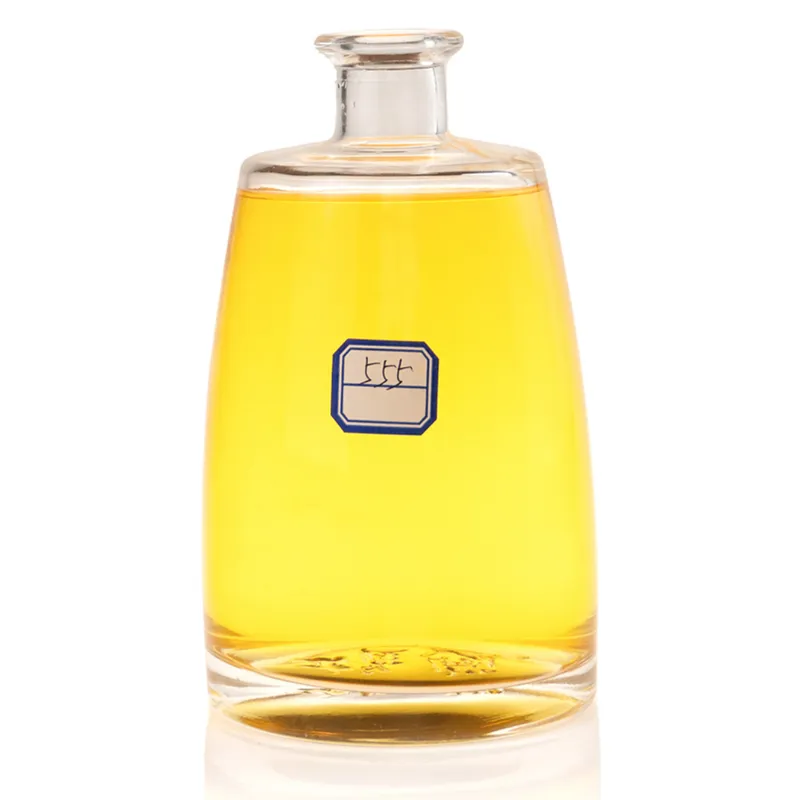 Chai rượu thủy tinh dáng thùng oval 1L – mã NXW0098