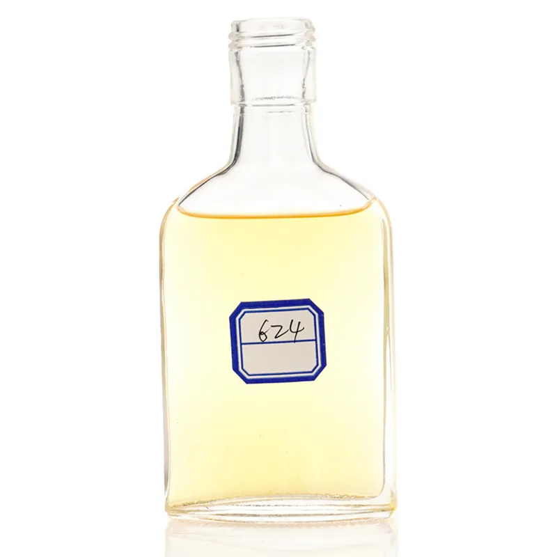 Chai rượu thủy tinh dẹt vai xuôi 125ml – mã NXW0167