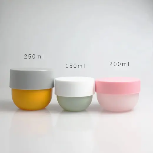Hũ kem nhựa 150ml, 200ml, 250ml màu vàng, xanh, hồng